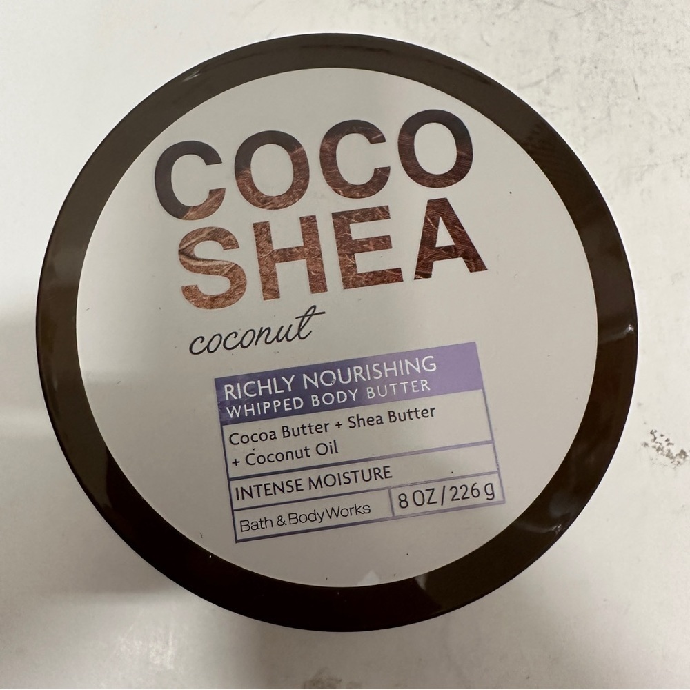 Coco Shea Coconut Bath & Body Works Whipped Body Butter 8 OZ
